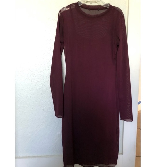 Long Sleeve Midi Dress - Picture 1 of 2
